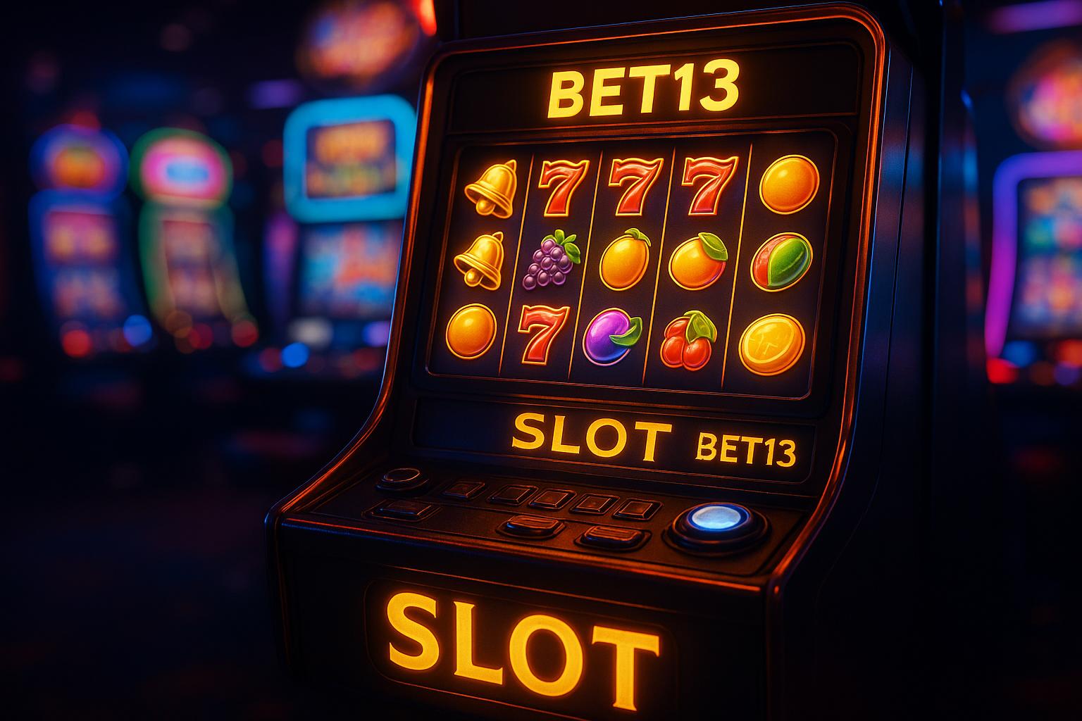 Explore o mundo das slot machines no BET13 Casino